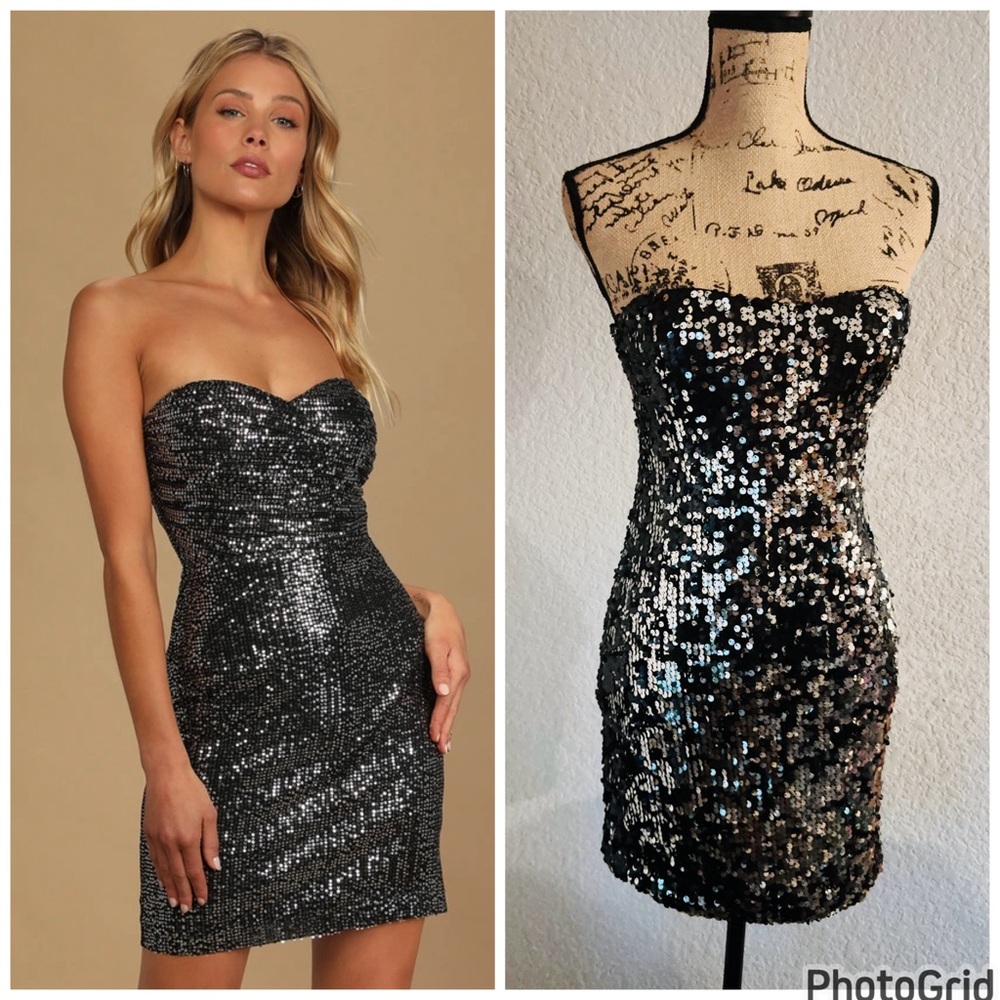Sequin Mini Dress